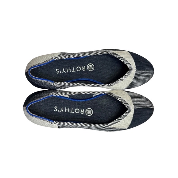 Rothy’s the cap flat tow in black cream or navy - Picture 1 of 7